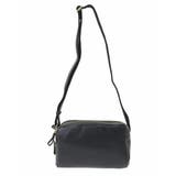 ブラック | ダブルファスナーカウレザーショルダーバッグ | MK MICHEL KLEIN BAG