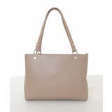 [2WAY/A4収納可]メタルポイント牛革トートバッグ | MK MICHEL KLEIN BAG | 詳細画像2 