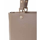 [2WAY/A4収納可]メタルポイント牛革トートバッグ | MK MICHEL KLEIN BAG | 詳細画像7 