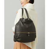 ブラウン | [2WAY/A4収納可]カウレザー変形トートバッグ | MK MICHEL KLEIN BAG