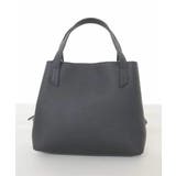 ブラック | [2WAY]牛革コンパクトトートバッグ | MK MICHEL KLEIN BAG
