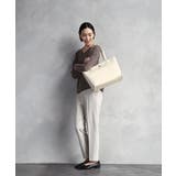 [A4収納可]牛革スクエアトートバッグ | MK MICHEL KLEIN BAG | 詳細画像17 