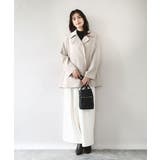 牛革ラウンドジップショルダーバッグ | MK MICHEL KLEIN BAG | 詳細画像18 