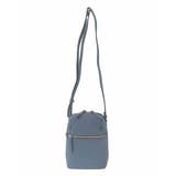 ライトブルー | 牛革ラウンドジップショルダーバッグ | MK MICHEL KLEIN BAG