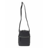 ブラック | 牛革ラウンドジップショルダーバッグ | MK MICHEL KLEIN BAG