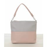 ピンク | [2WAY]バイカラースクエアレザーバッグ | MK MICHEL KLEIN BAG