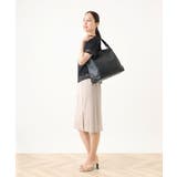 台形カウレザートートバッグ | MK MICHEL KLEIN BAG | 詳細画像16 