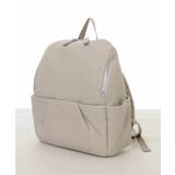 ライトグレー | タックデザインカウレザーリュック | MK MICHEL KLEIN BAG
