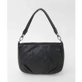 ブラック | [2WAY]ラウンドタック牛革ワンハンドルバッグ | MK MICHEL KLEIN BAG