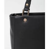 [2WAY/A4収納可]メタルポイント牛革トートバッグ | MK MICHEL KLEIN BAG | 詳細画像11 
