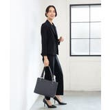 [2WAY/A4収納可]メタルポイント牛革トートバッグ | MK MICHEL KLEIN BAG | 詳細画像13 