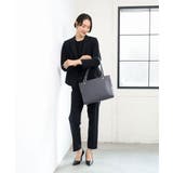 [2WAY/A4収納可]メタルポイント牛革トートバッグ | MK MICHEL KLEIN BAG | 詳細画像14 