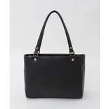 ブラック | [2WAY/A4収納可]メタルポイント牛革トートバッグ | MK MICHEL KLEIN BAG