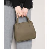ブラウンベージュ | [2WAY]牛革コンパクトスクエアバッグ | MK MICHEL KLEIN BAG