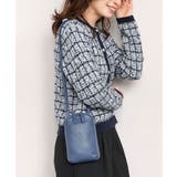 ブルー | [軽量]ラウンドジップコンパクトショルダーバッグ | MK MICHEL KLEIN BAG