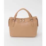 ベージュ | [2WAY/軽量]ダブルジップレザーコンパクトバッグ | MK MICHEL KLEIN BAG
