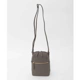 ベージュ | [300g以下の軽量]牛革ラウンドジップショルダーバッグ | MK MICHEL KLEIN BAG