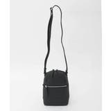 ブラック | [300g以下の軽量]牛革ラウンドジップショルダーバッグ | MK MICHEL KLEIN BAG