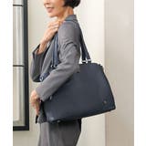 [2WAY/A4収納可]サークルメタルデザイン牛革トートバッグ | MK MICHEL KLEIN BAG | 詳細画像1 