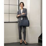 [2WAY/A4収納可]サークルメタルデザイン牛革トートバッグ | MK MICHEL KLEIN BAG | 詳細画像14 