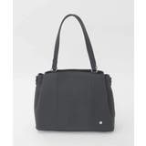 ブラック | [2WAY/A4収納可]サークルメタルデザイン牛革トートバッグ | MK MICHEL KLEIN BAG