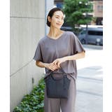 [2WAY]ベルトデザインレザーミニトート | MK MICHEL KLEIN BAG | 詳細画像17 