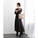 [2WAY]タックデザイン牛革スクエアショルダーバッグ | MK MICHEL KLEIN BAG | 詳細画像13 