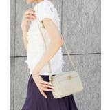 アイボリー | [軽量]カウレザースクエアミニショルダー | MK MICHEL KLEIN BAG