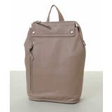 ベージュ | [A4収納可]レザースクエアデザインリュック | MK MICHEL KLEIN BAG