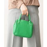 グリーン | [2WAY]カウレザースクエアミニトートバッグ | MK MICHEL KLEIN BAG