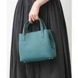 グリーン | [2WAY]牛革コンパクトトートバッグ | MK MICHEL KLEIN BAG