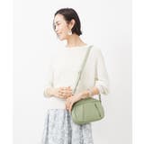 グリーン | タックポイントラウンドショルダーバッグ | MK MICHEL KLEIN BAG