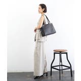 [2WAY/A4収納可]メタルポイント牛革トートバッグ | MK MICHEL KLEIN BAG | 詳細画像15 