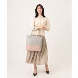 [A4収納可]バイカラーデザイン牛革トートバッグ | MK MICHEL KLEIN BAG | 詳細画像18 