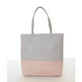 [A4収納可]バイカラーデザイン牛革トートバッグ | MK MICHEL KLEIN BAG | 詳細画像2 