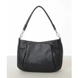 ブラック | [2WAY]切り替えポケット牛革ショルダーバッグ | MK MICHEL KLEIN BAG