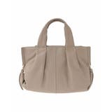 ベージュ | [2WAY]サイドポイント牛革デザインハンドバッグ | MK MICHEL KLEIN BAG