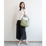 [2WAY]タックデザイン牛革ショルダーバッグ | MK MICHEL KLEIN BAG | 詳細画像20 