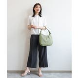 [2WAY]タックデザイン牛革ショルダーバッグ | MK MICHEL KLEIN BAG | 詳細画像21 