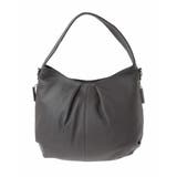 ダークグレー | [2WAY]タックデザイン牛革ショルダーバッグ | MK MICHEL KLEIN BAG