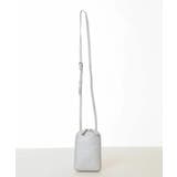 シルバー | [軽量]牛革ショルダーウォレットバッグ | MK MICHEL KLEIN BAG