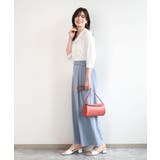 [300g以下の軽量]カウレザーシリンダーバッグ | MK MICHEL KLEIN BAG | 詳細画像13 