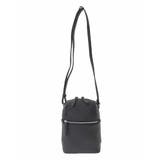 ブラック | [300g以下の軽量]牛革ラウンドジップショルダーバッグ | MK MICHEL KLEIN BAG