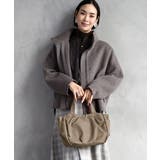 ベージュ | [撥水/2WAY]タックデザイントートバッグ | MK MICHEL KLEIN BAG