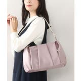 [2WAY/500g以下の軽量]タックデザインワンショルダーバッグ | MK MICHEL KLEIN BAG | 詳細画像1 