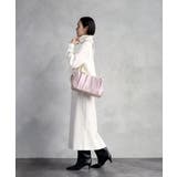 [2WAY/500g以下の軽量]タックデザインワンショルダーバッグ | MK MICHEL KLEIN BAG | 詳細画像18 