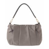 ベージュ | [2WAY/500g以下の軽量]タックデザインワンショルダーバッグ | MK MICHEL KLEIN BAG