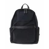 ブラック | [軽量/A4収納可]異素材ジョイントナイロンリュックサック | MK MICHEL KLEIN BAG