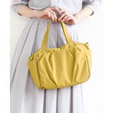 マスタード | [2WAY]タックデザイントートバッグ | MK MICHEL KLEIN BAG
