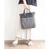 グレー | [3WAY/撥水加工]異素材MIXナイロンリュック | MK MICHEL KLEIN BAG